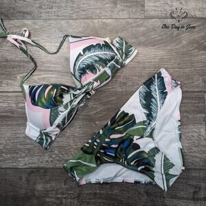 ODIJ Cross Padded Bikini Swimsuit Size L